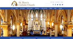 Desktop Screenshot of church.stmarysfbg.com